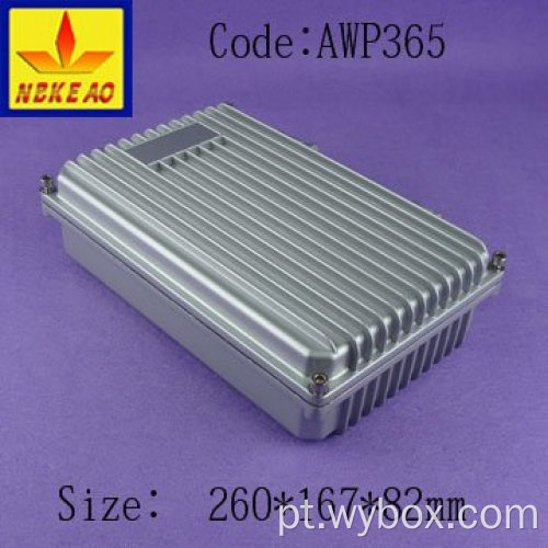 Caixas de alumínio à prova d&#39;água caixa de eletrônicos de alumínio personalizada ip67 caixa de alumínio à prova d&#39;água fundida caixa de fio AWP365